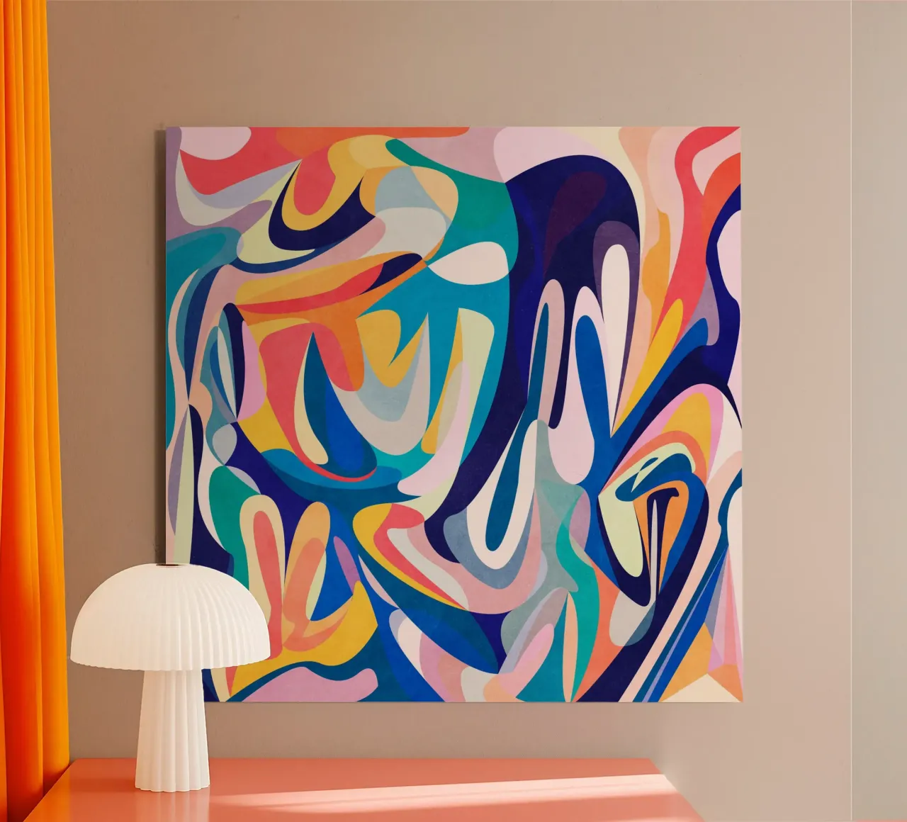 Blu e vero alluminio dibond da Abstract 888