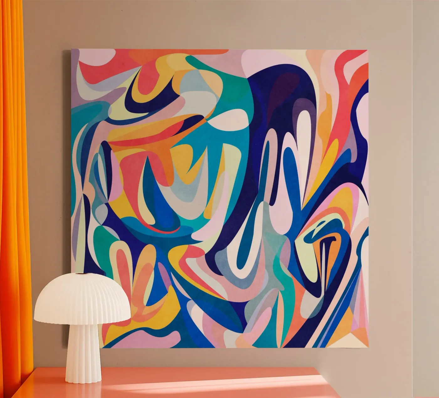 Blu e vero tela da Abstract Joy