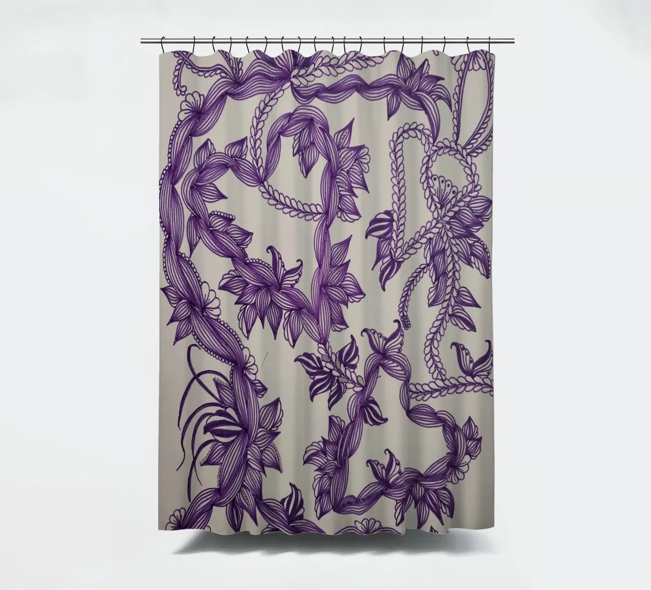 POURPRE AMORE tenda da doccia da L'Atelier des merveilles