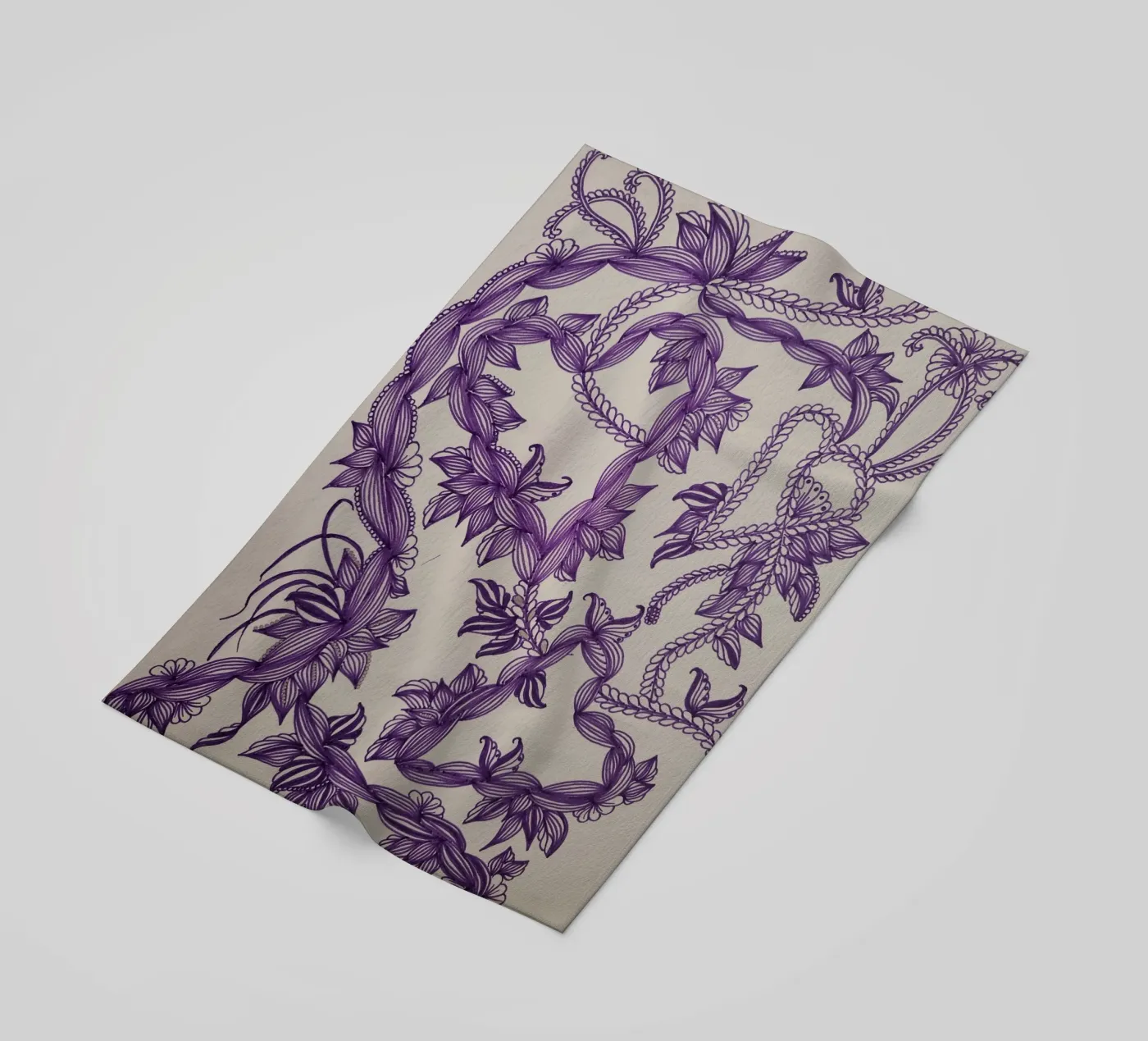 LOVE POURPRE telo mare da L'Atelier des merveilles