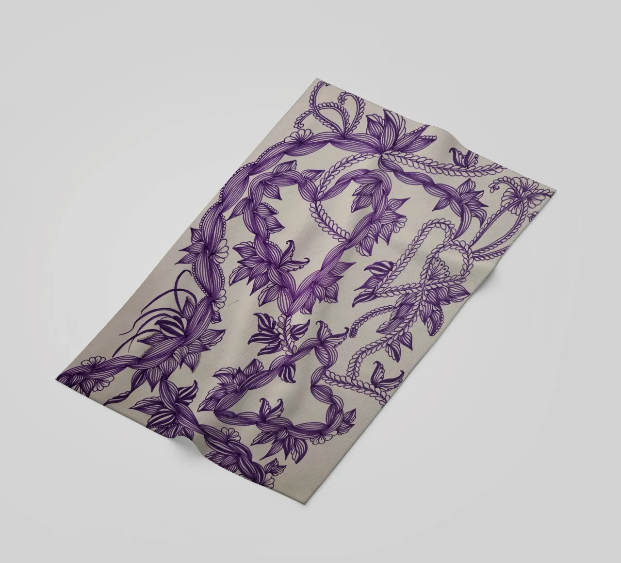 POURPRE AMORE telo mare da L'Atelier des merveilles