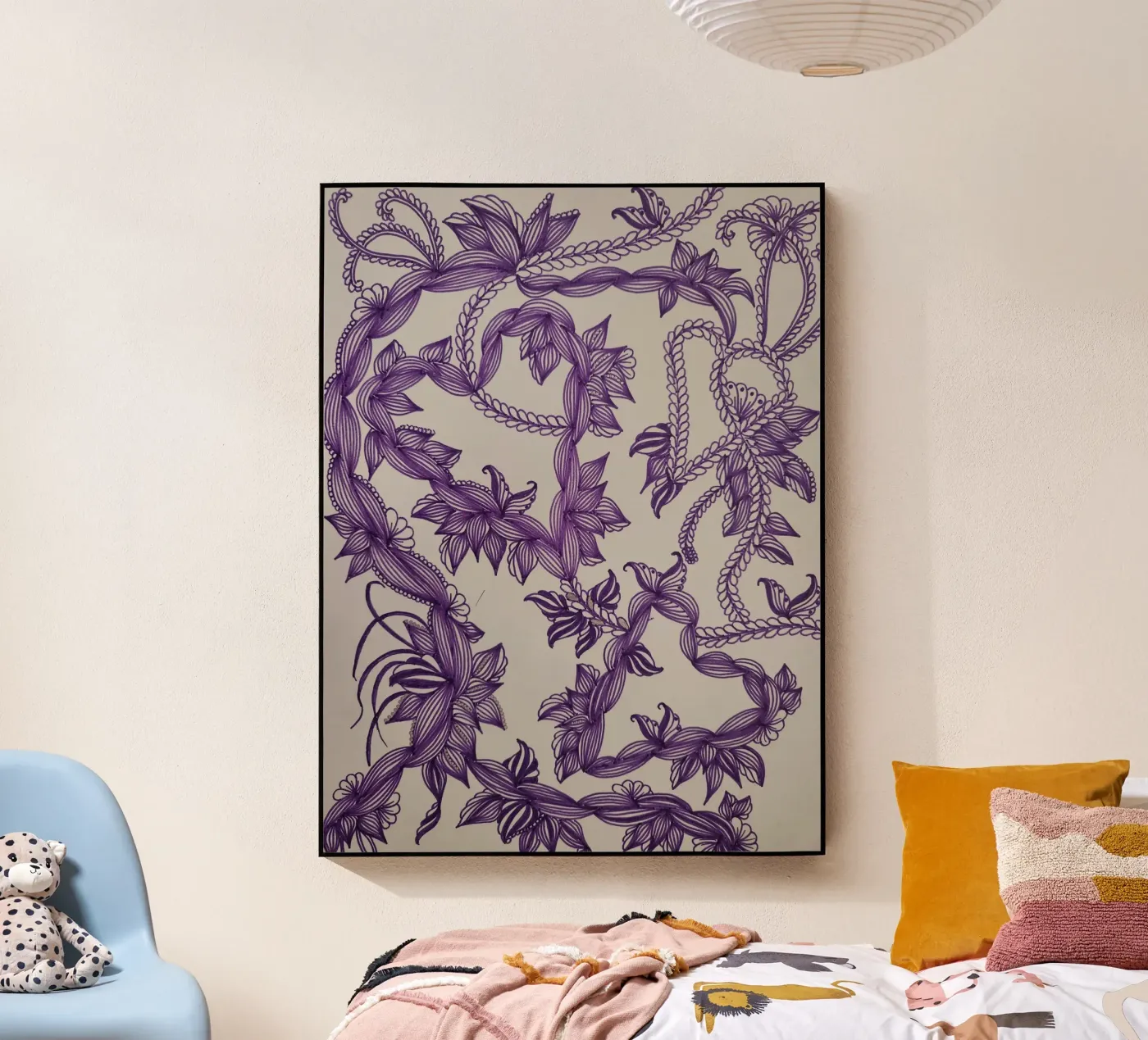 LOVE POURPRE plexiglas de L'Atelier des merveilles