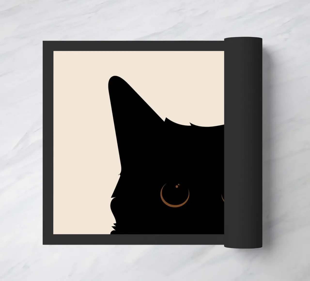 Cat peeking zerbino da LisaArtes