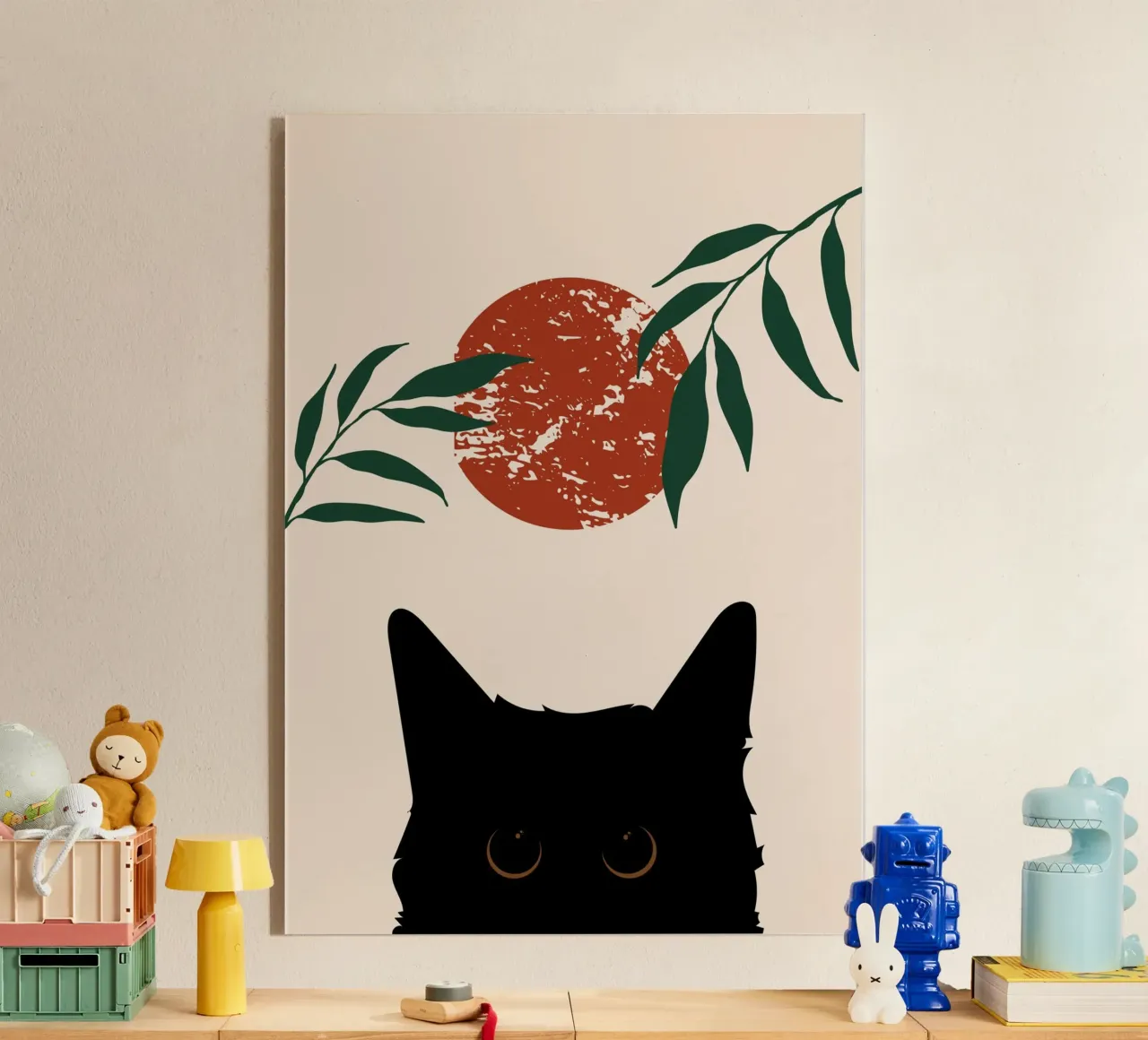 Cat peeking plexiglass da LisaArtes