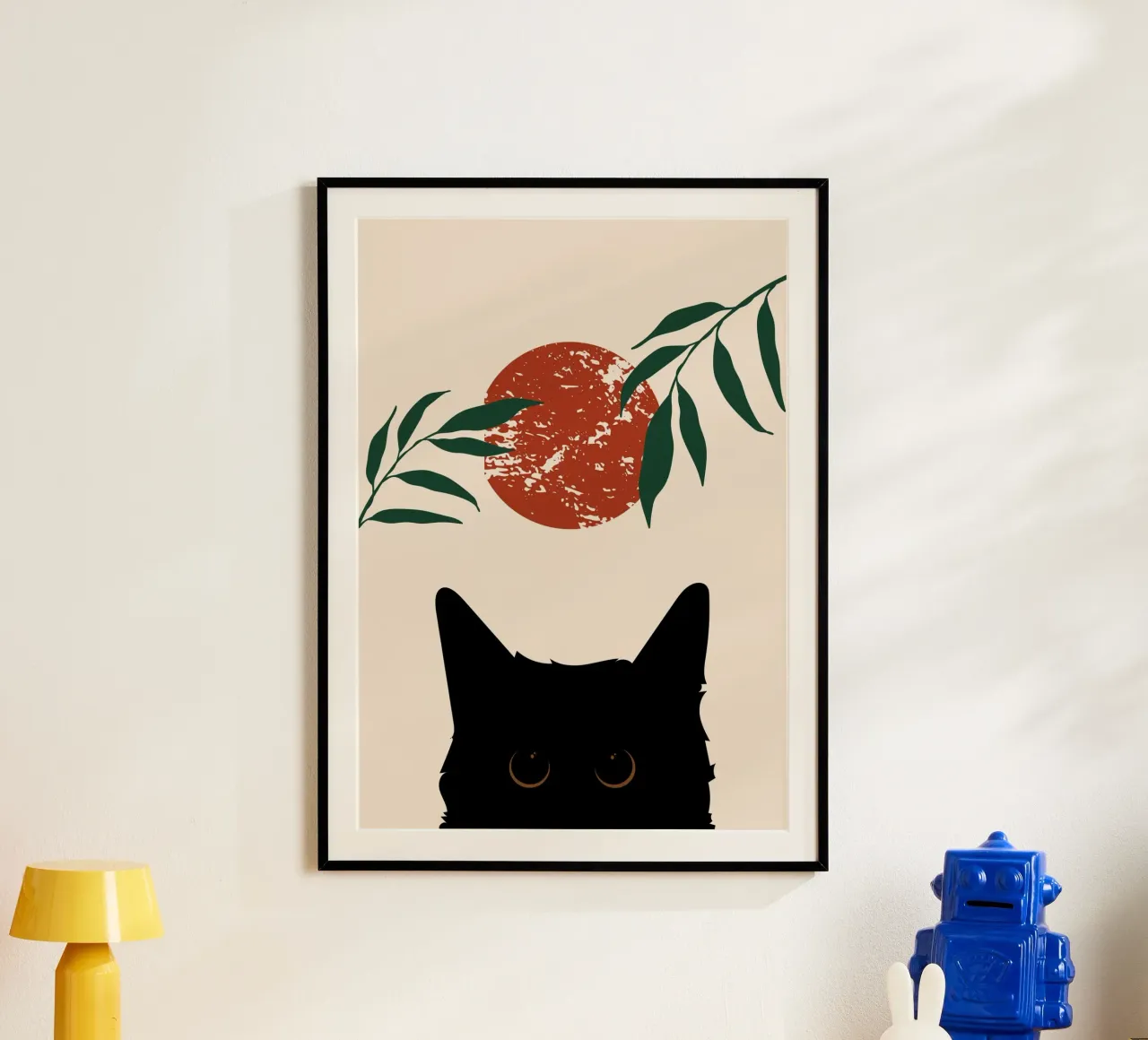 Cat peeking poster da LisaArtes