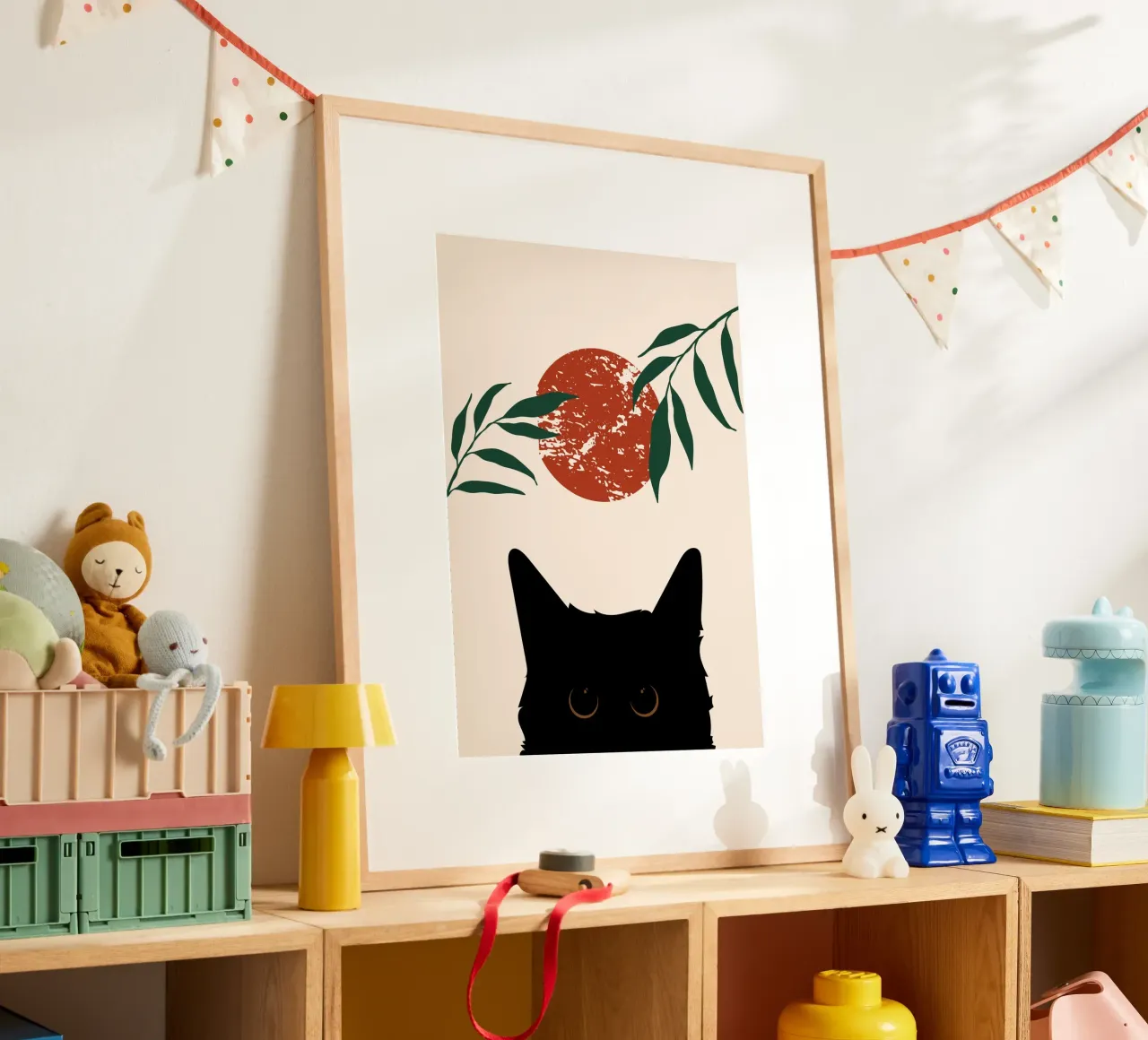Cat peeking poster da LisaArtes