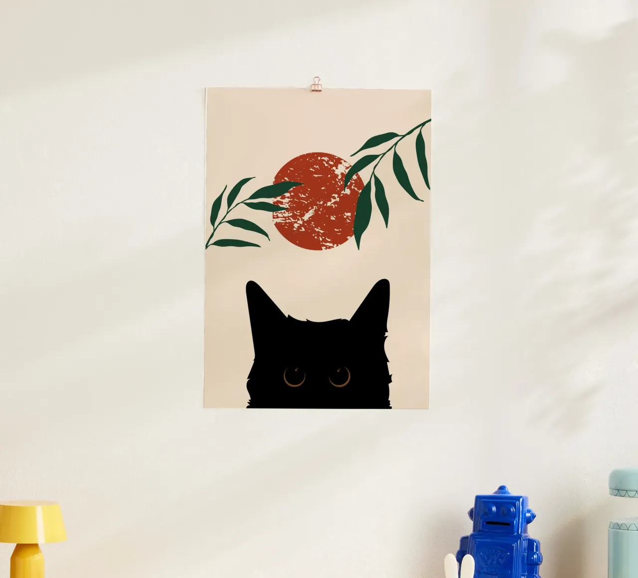 Cat peeking poster da LisaArtes