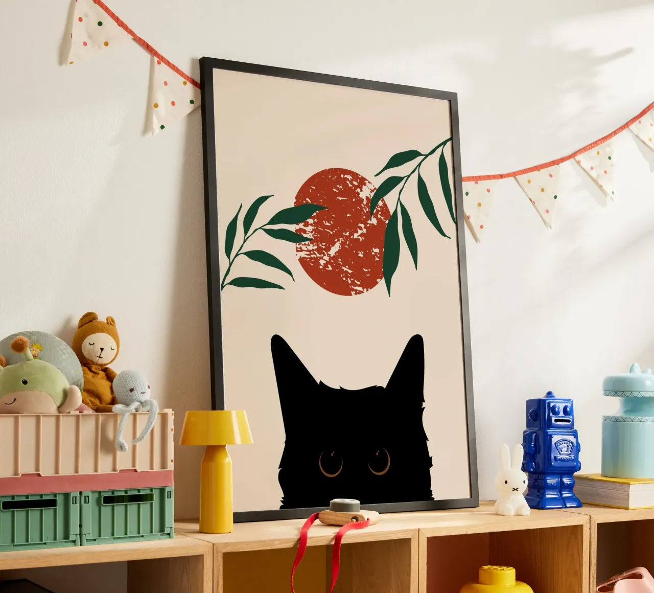 Cat peeking poster da LisaArtes