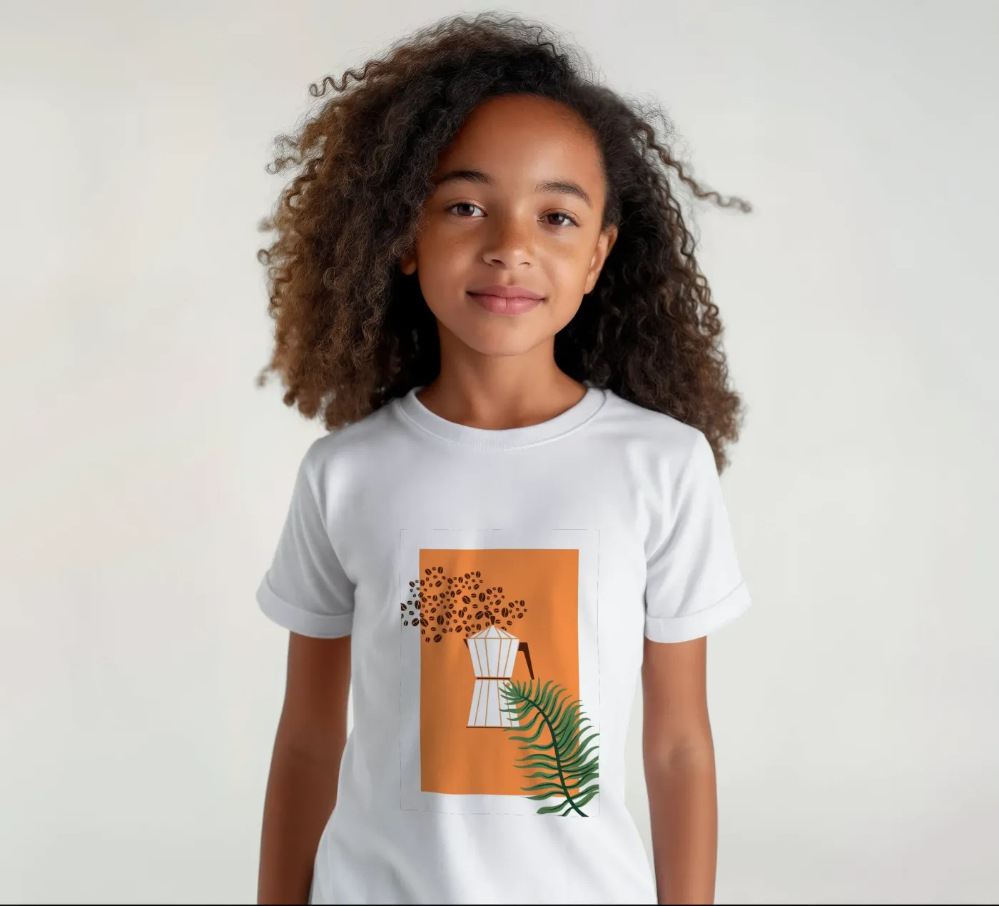 Geometric coffee maker t-shirt bambini da LisaArtes
