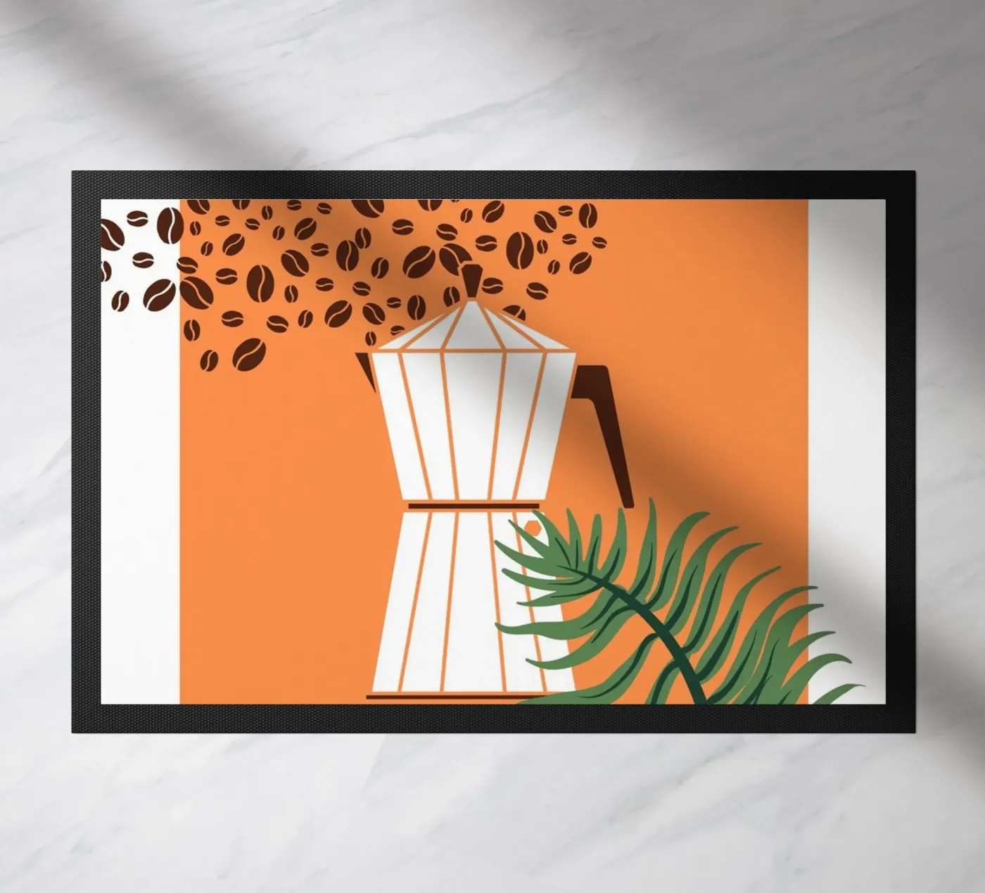 Geometric coffee maker Fußmatte von LisaArtes