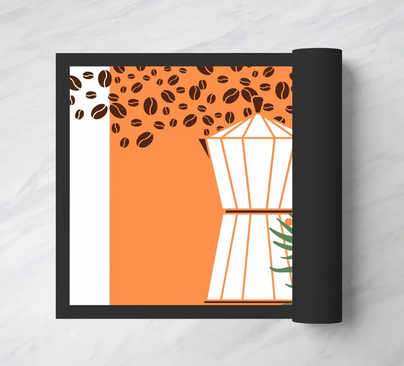 Geometric coffee maker Fußmatte von LisaArtes