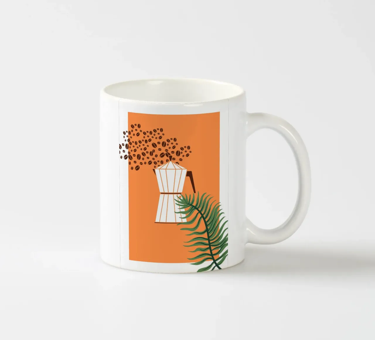 Geometric coffee maker tazza in ceramica da LisaArtes