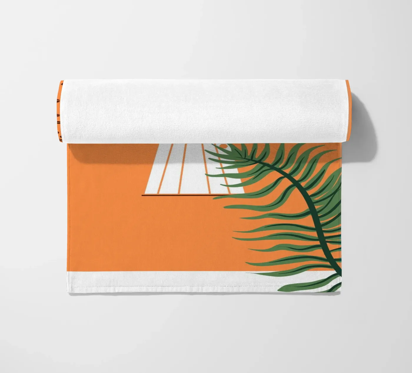 Geometric coffee maker serviette de plage de LisaArtes