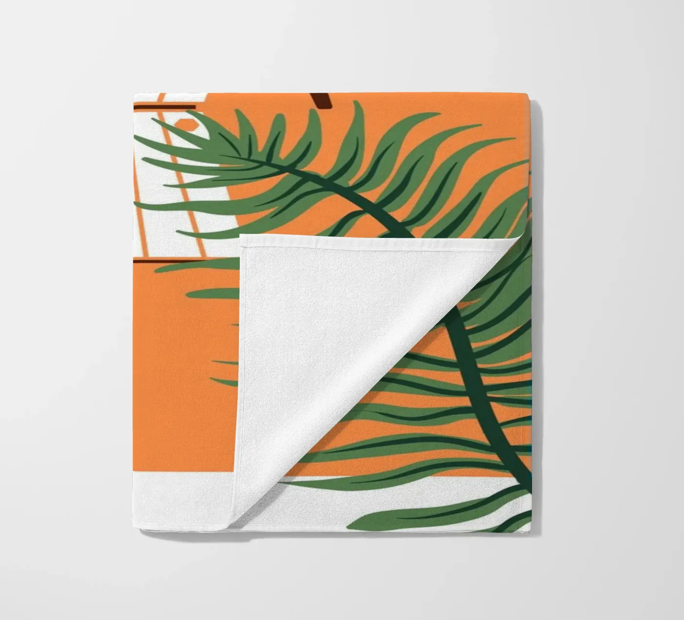 Geometric coffee maker serviette de plage de LisaArtes
