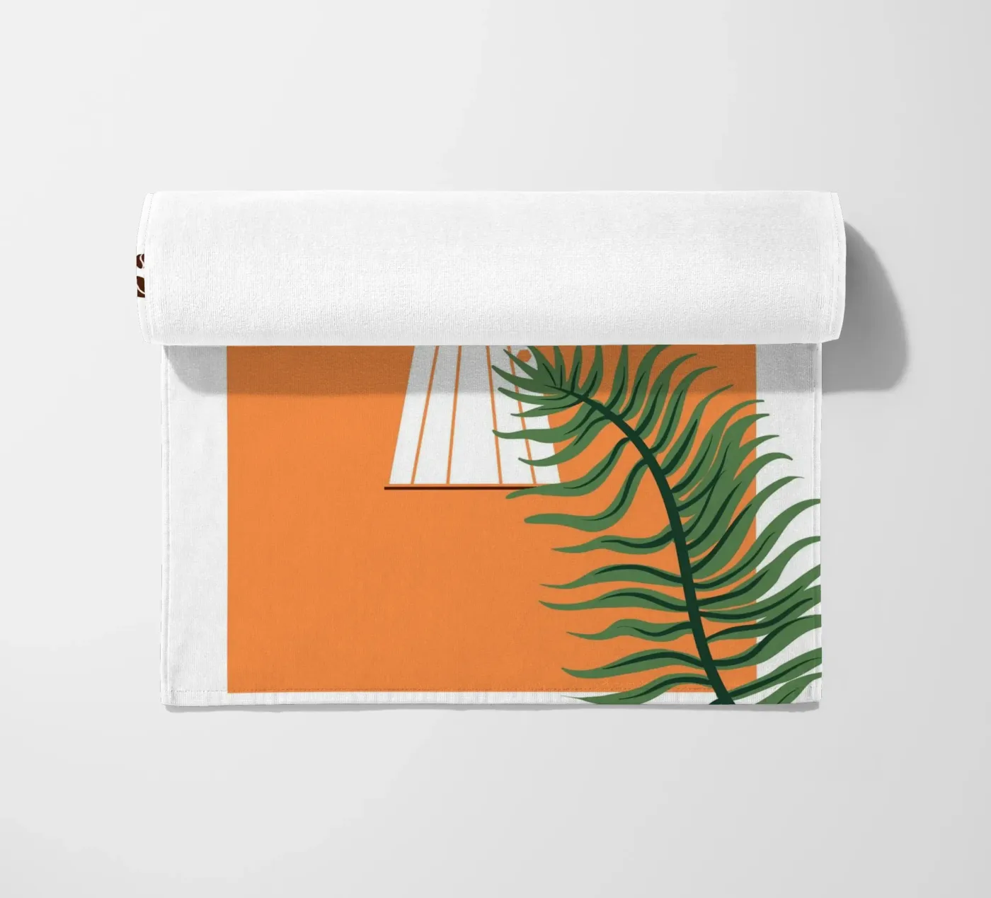 Geometric coffee maker serviette de plage de LisaArtes
