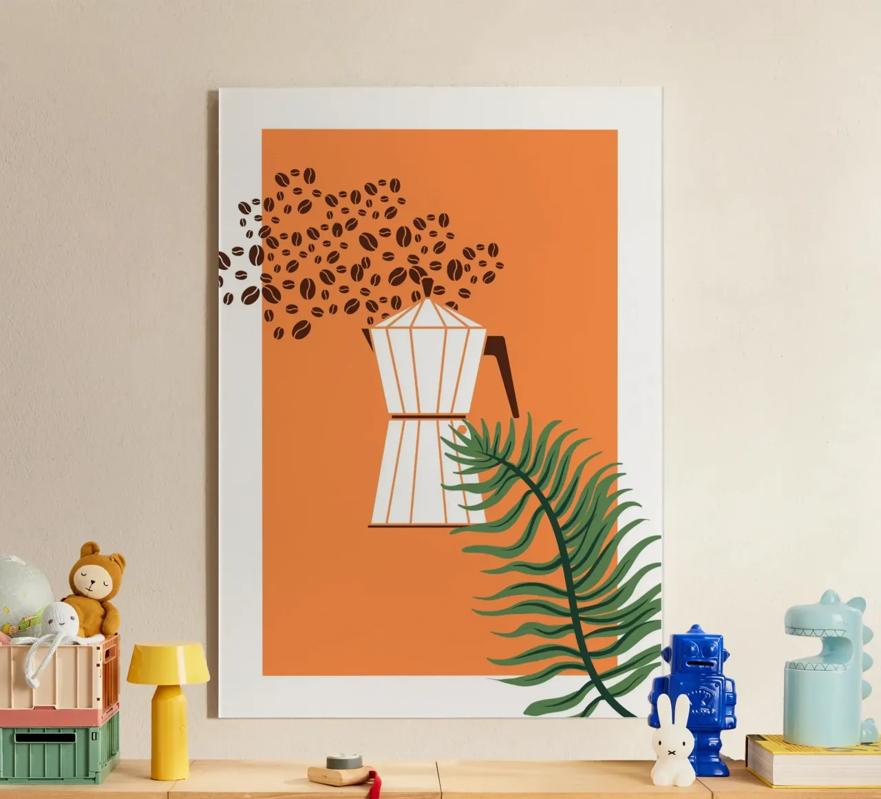 Geometric coffee maker acrylic glass by LisaArtes