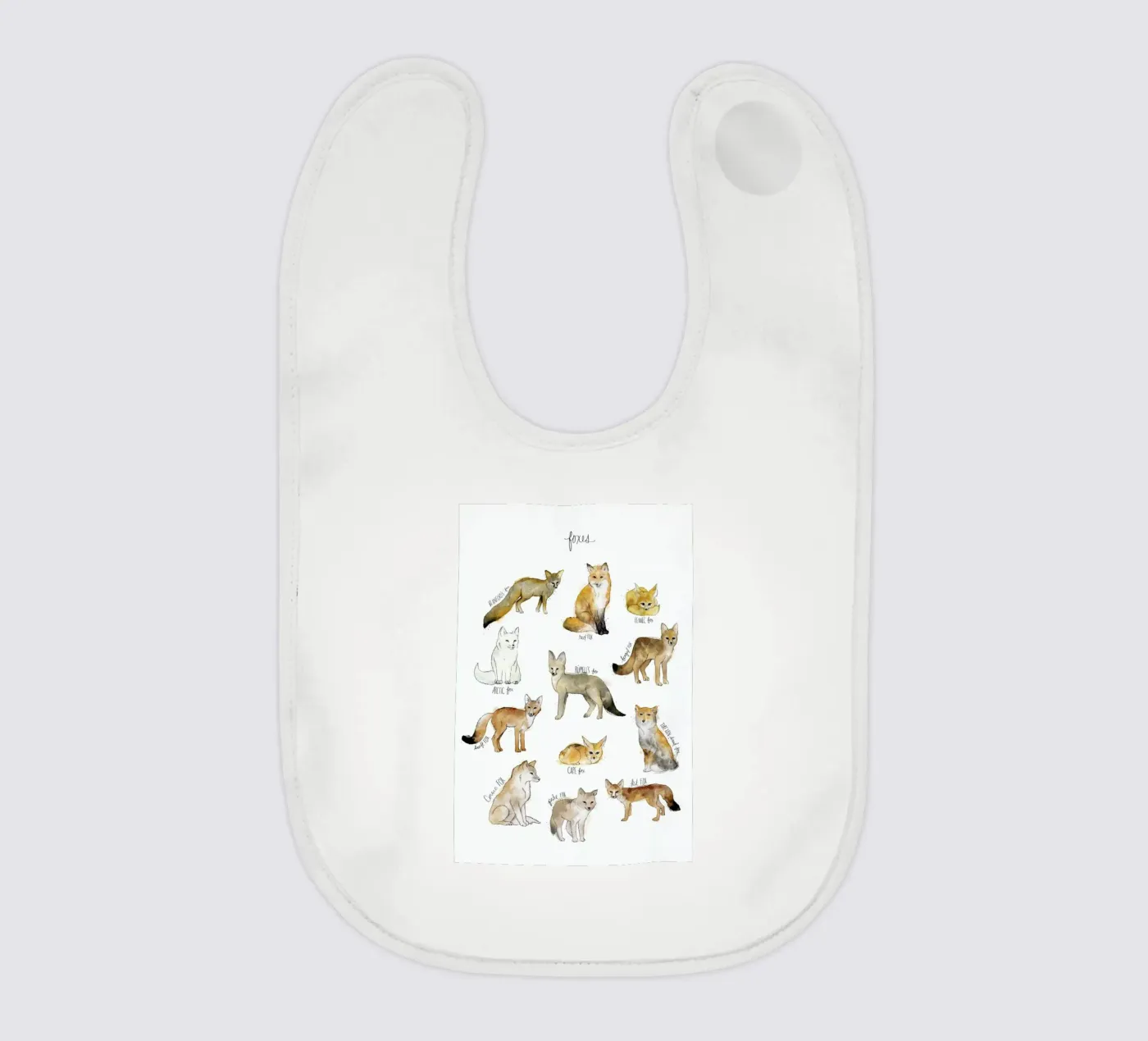 Foxes Babylätzchen von Amy Hamilton