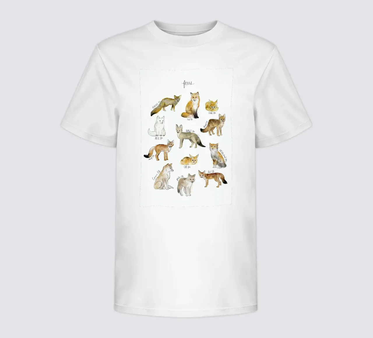 Foxes t-shirt bambini da Amy Hamilton