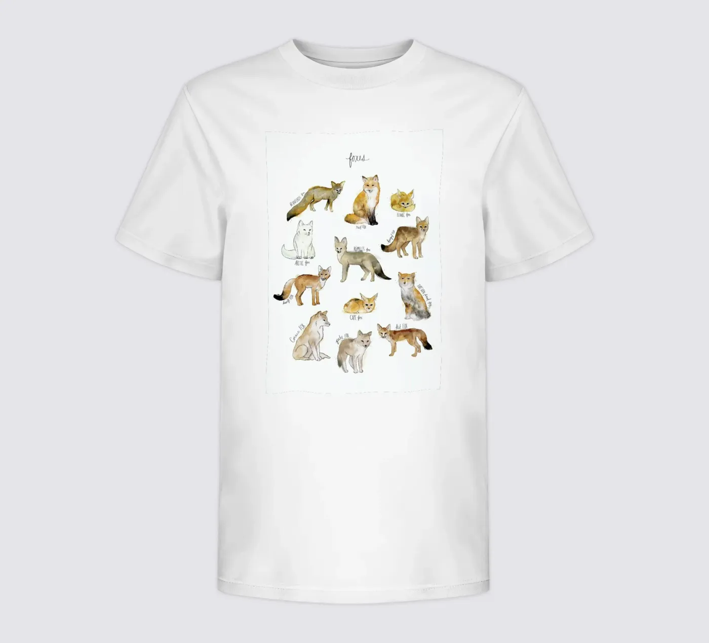 Foxes t-shirt bambini da Amy Hamilton