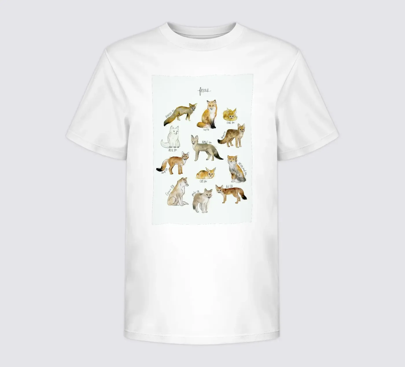Foxes t-shirt bambini da Amy Hamilton