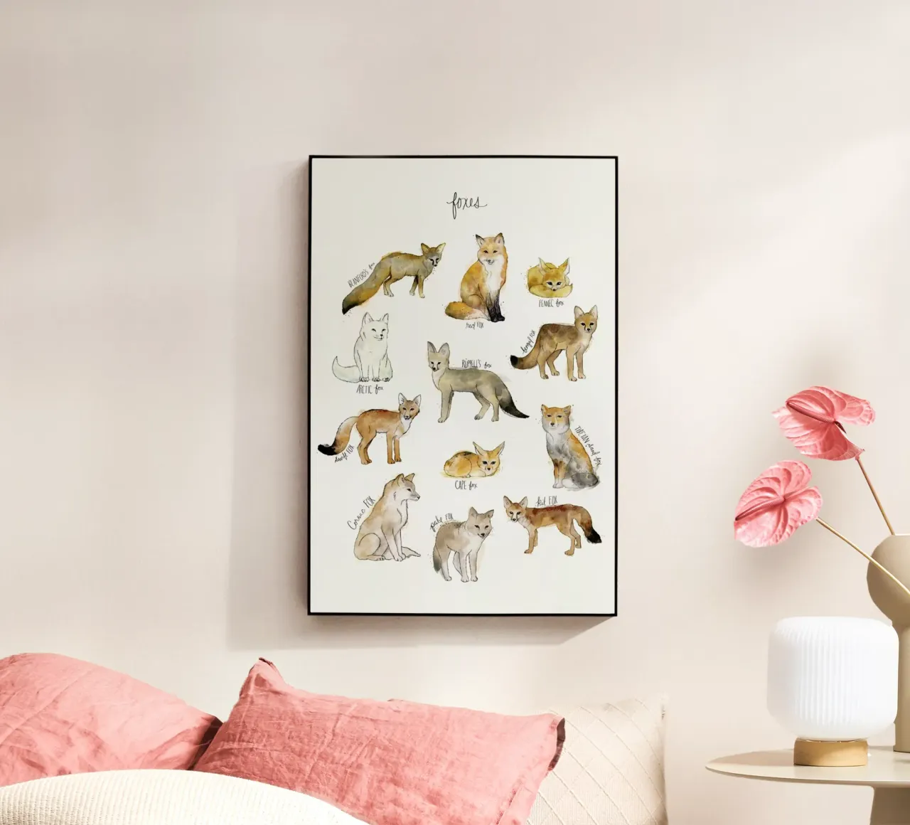 Foxes plexiglass da Amy Hamilton