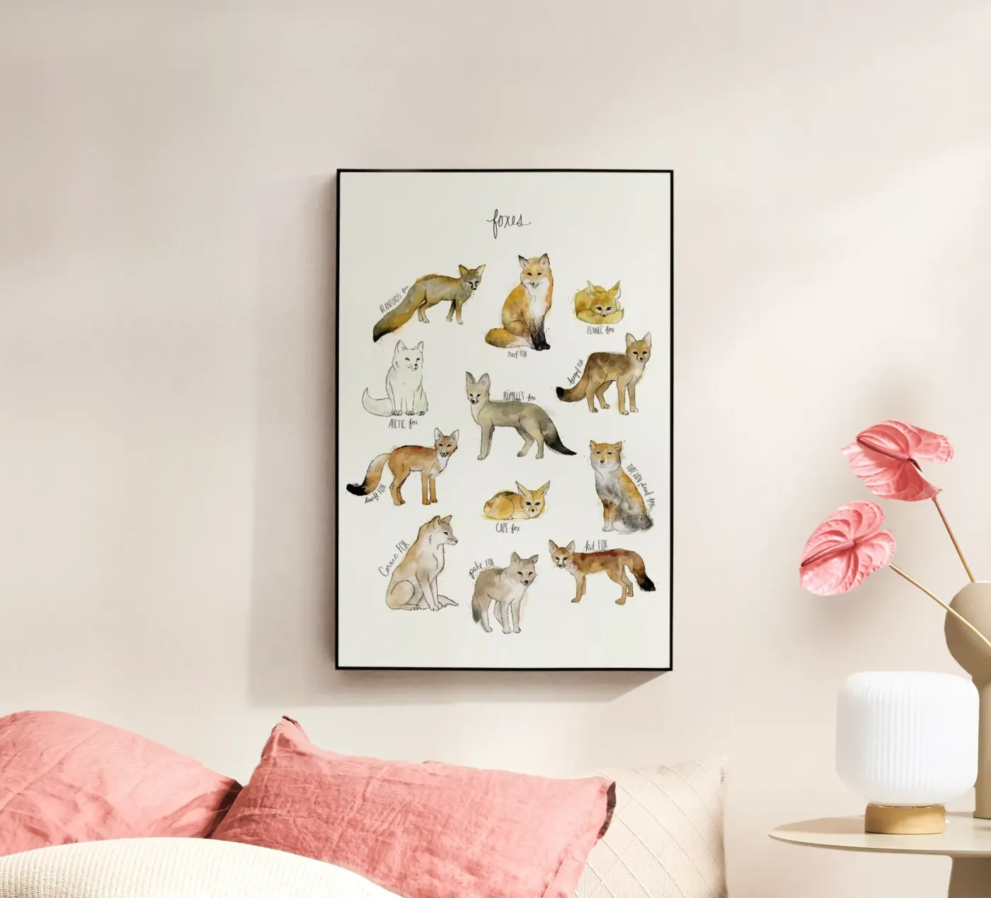 Foxes plexiglas de Amy Hamilton