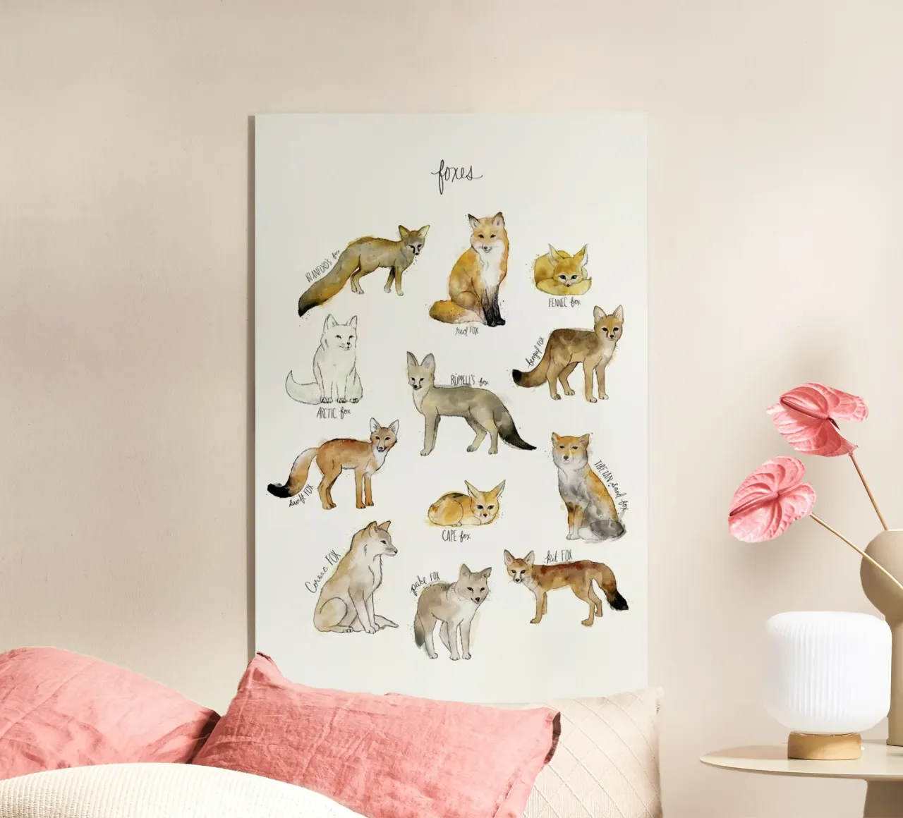 Foxes plexiglass da Amy Hamilton