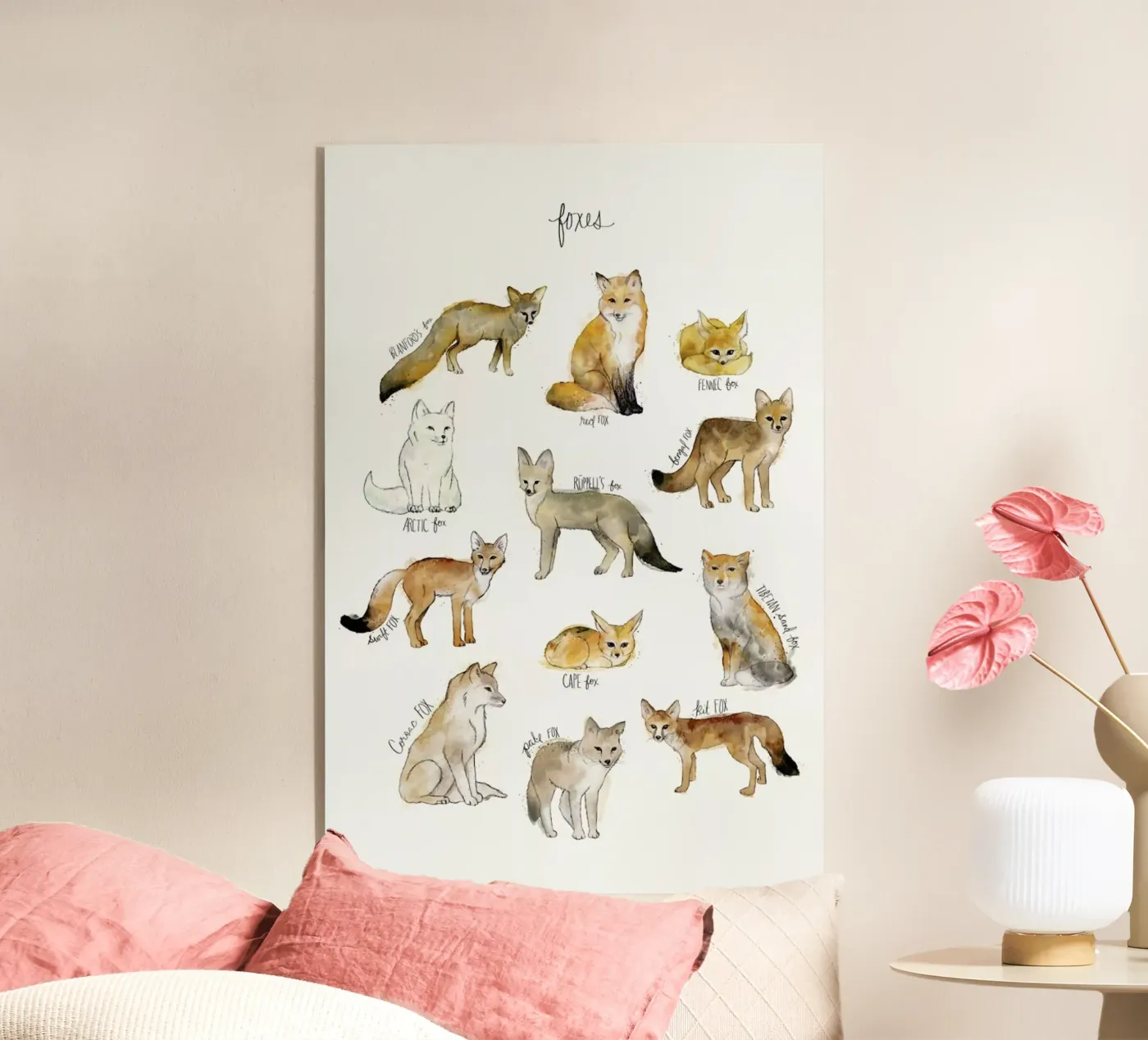 Foxes plexiglas de Amy Hamilton