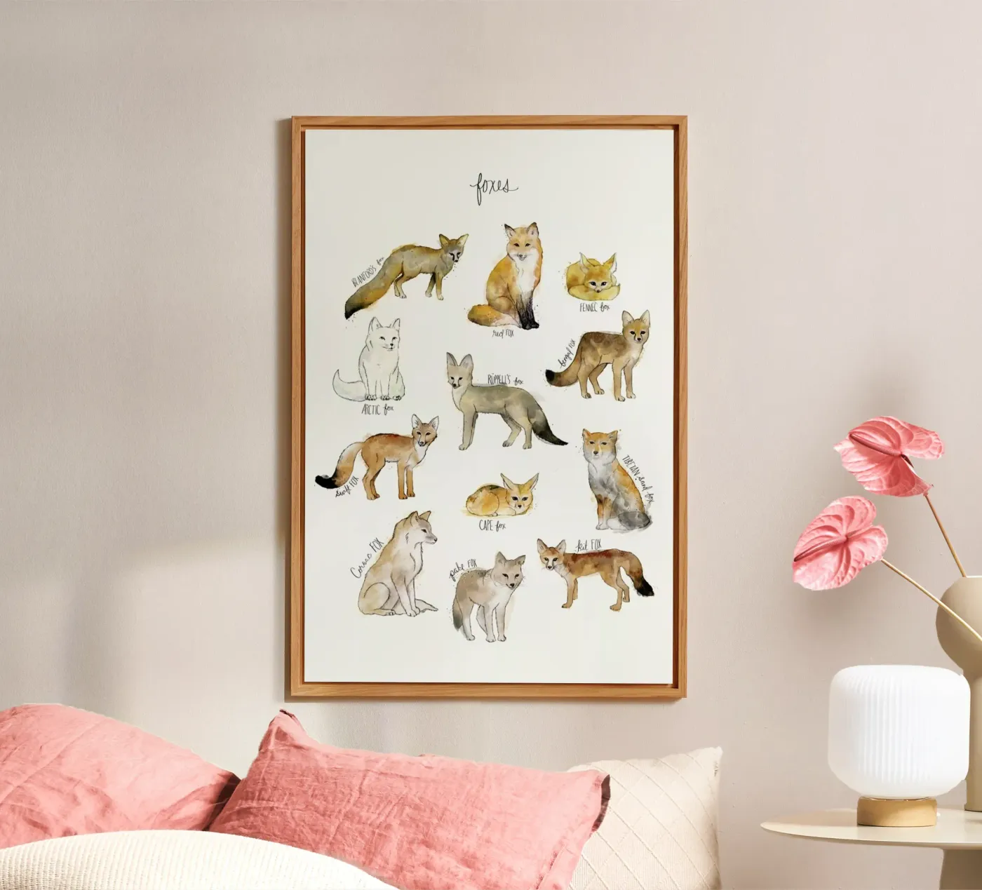 Foxes forex plate by Amy Hamilton