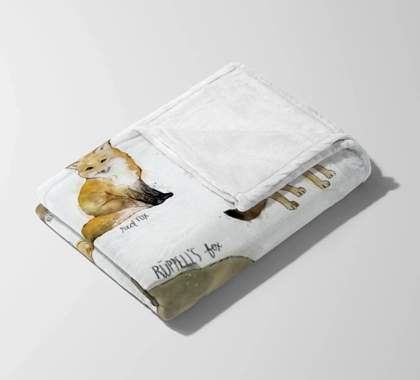 Foxes coperta in pile da Amy Hamilton