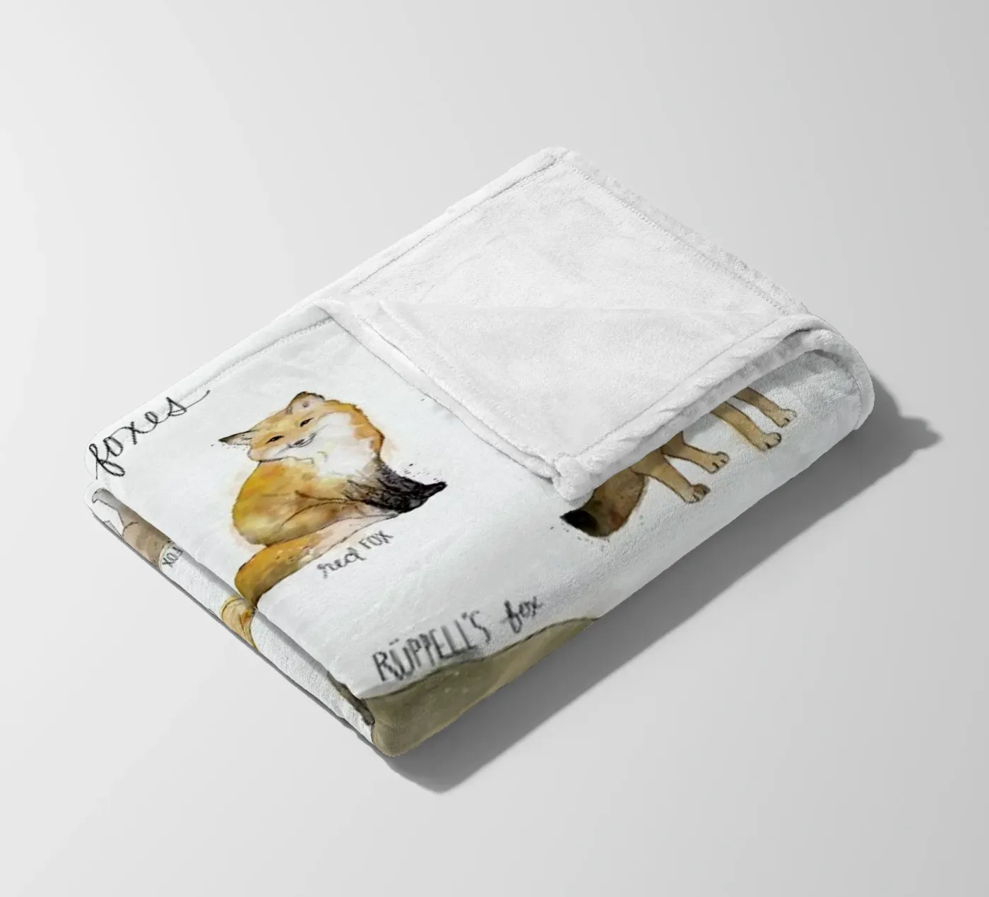 Foxes coperta in pile da Amy Hamilton