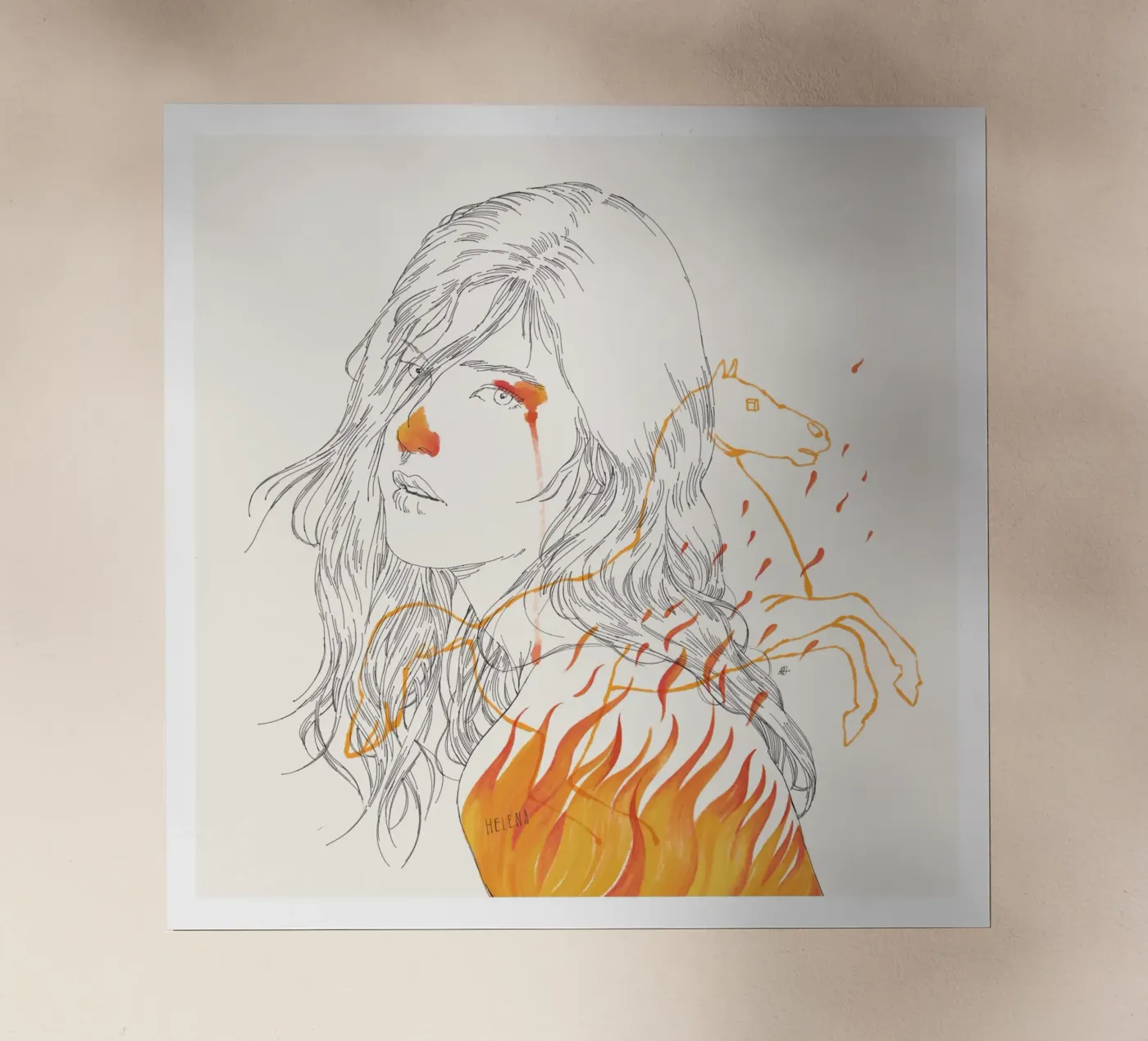 Helena pellicola backlit da Manuel Rebollo