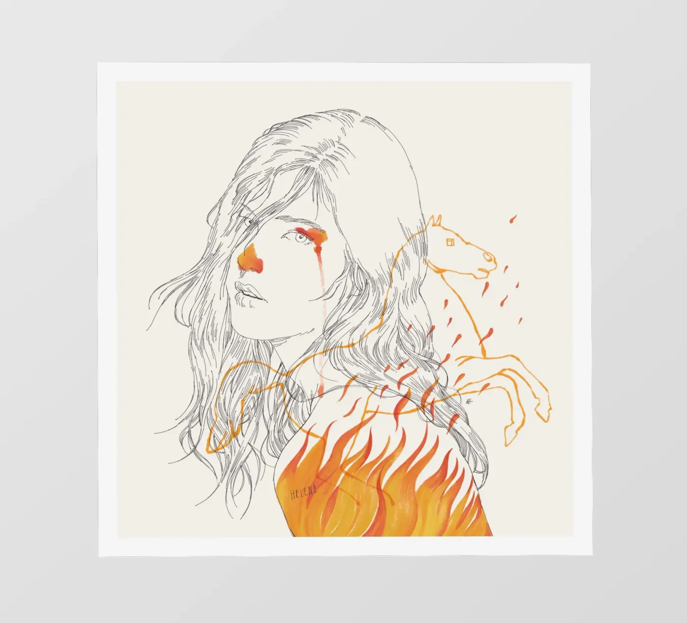 Helena pellicola backlit da Manuel Rebollo