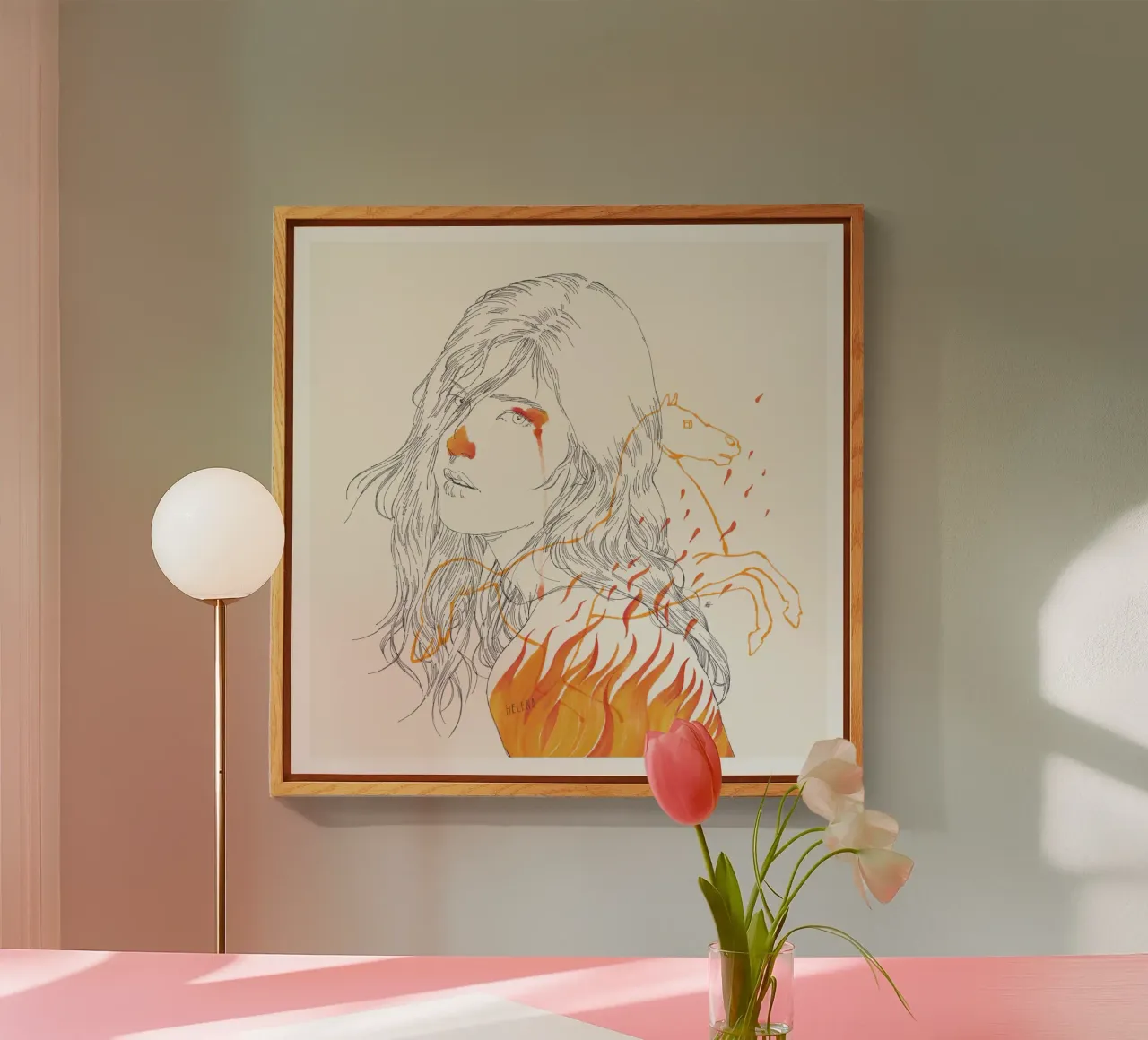 Helena plexiglass da Manuel Rebollo