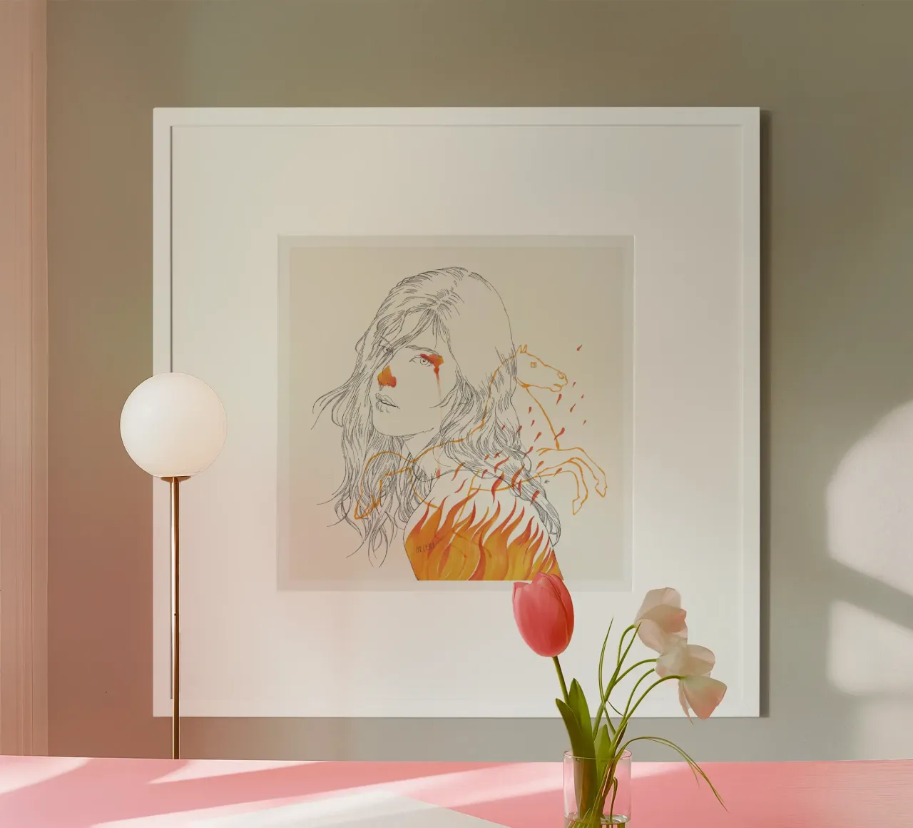 Helena poster by Manuel Rebollo