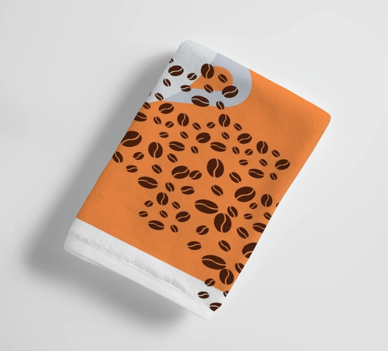 Cup of coffee and fern towel by LisaArtes