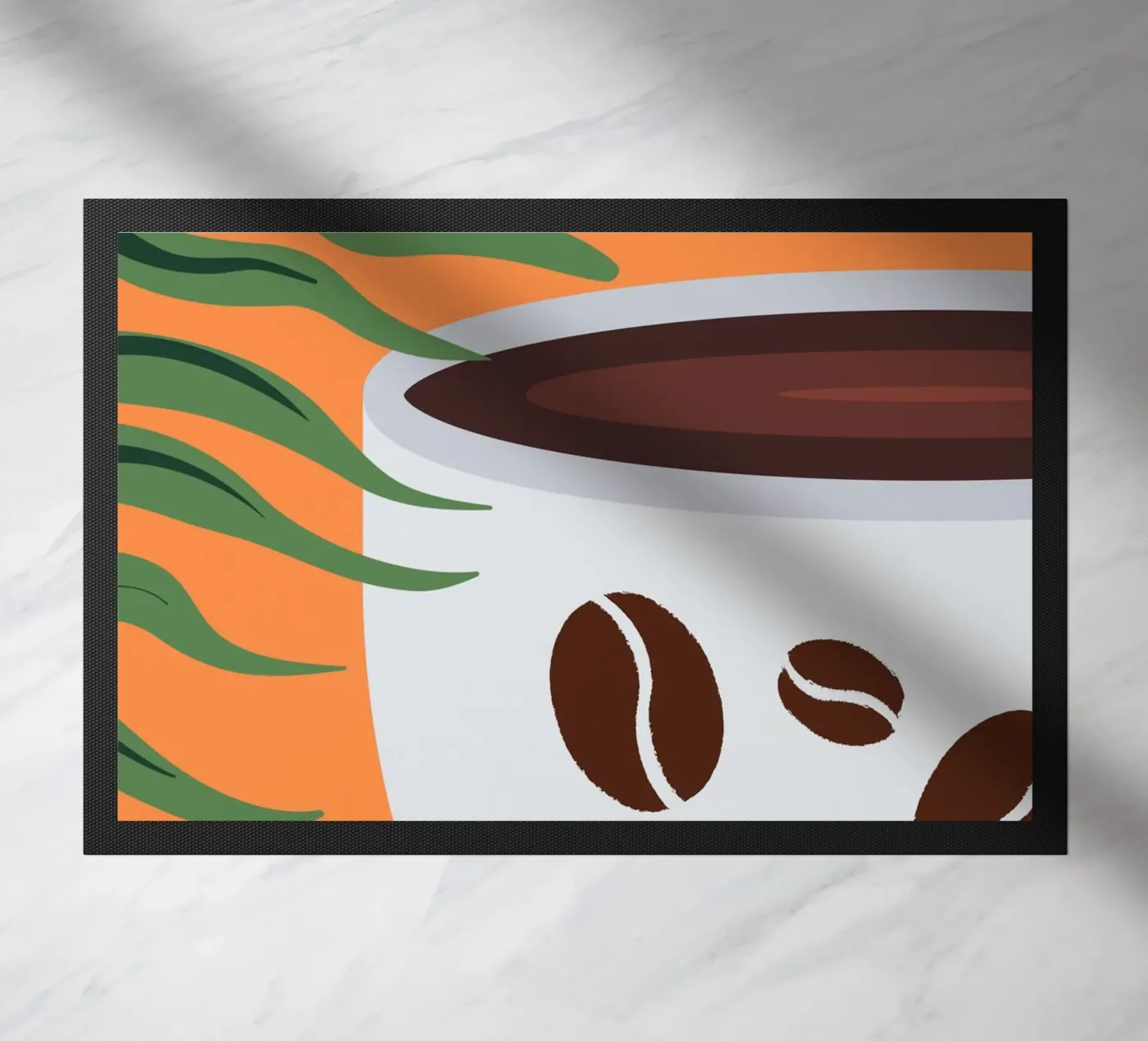 Cup and coffee beans zerbino da LisaArtes