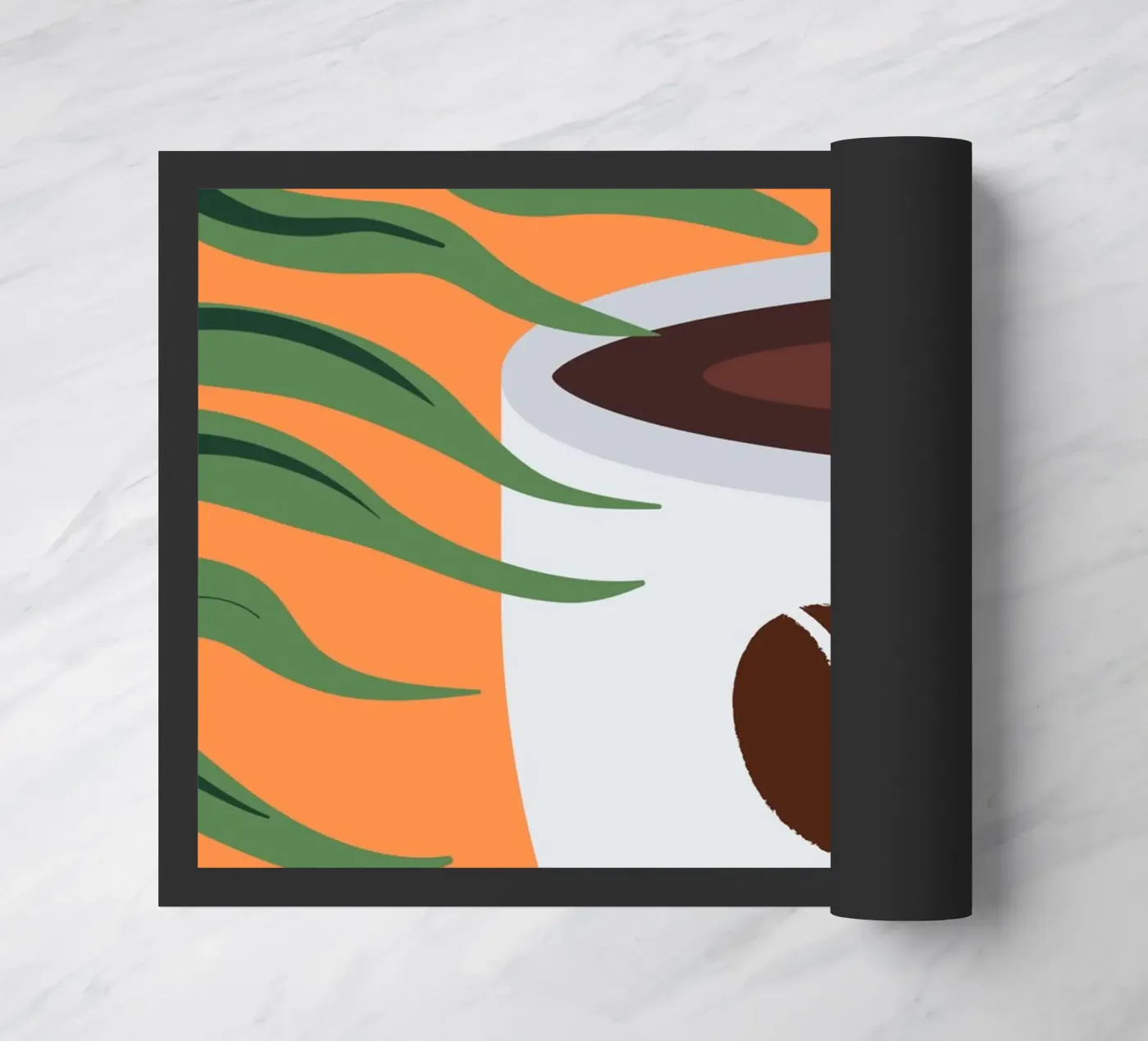 Cup and coffee beans zerbino da LisaArtes