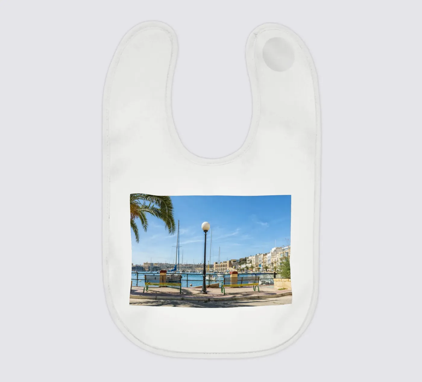 Boulevard baby bib by Curious Collections by Marielle Leenders