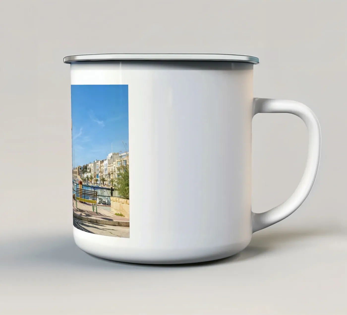 Boulevard emaille mok van Curious Collections by Marielle Leenders