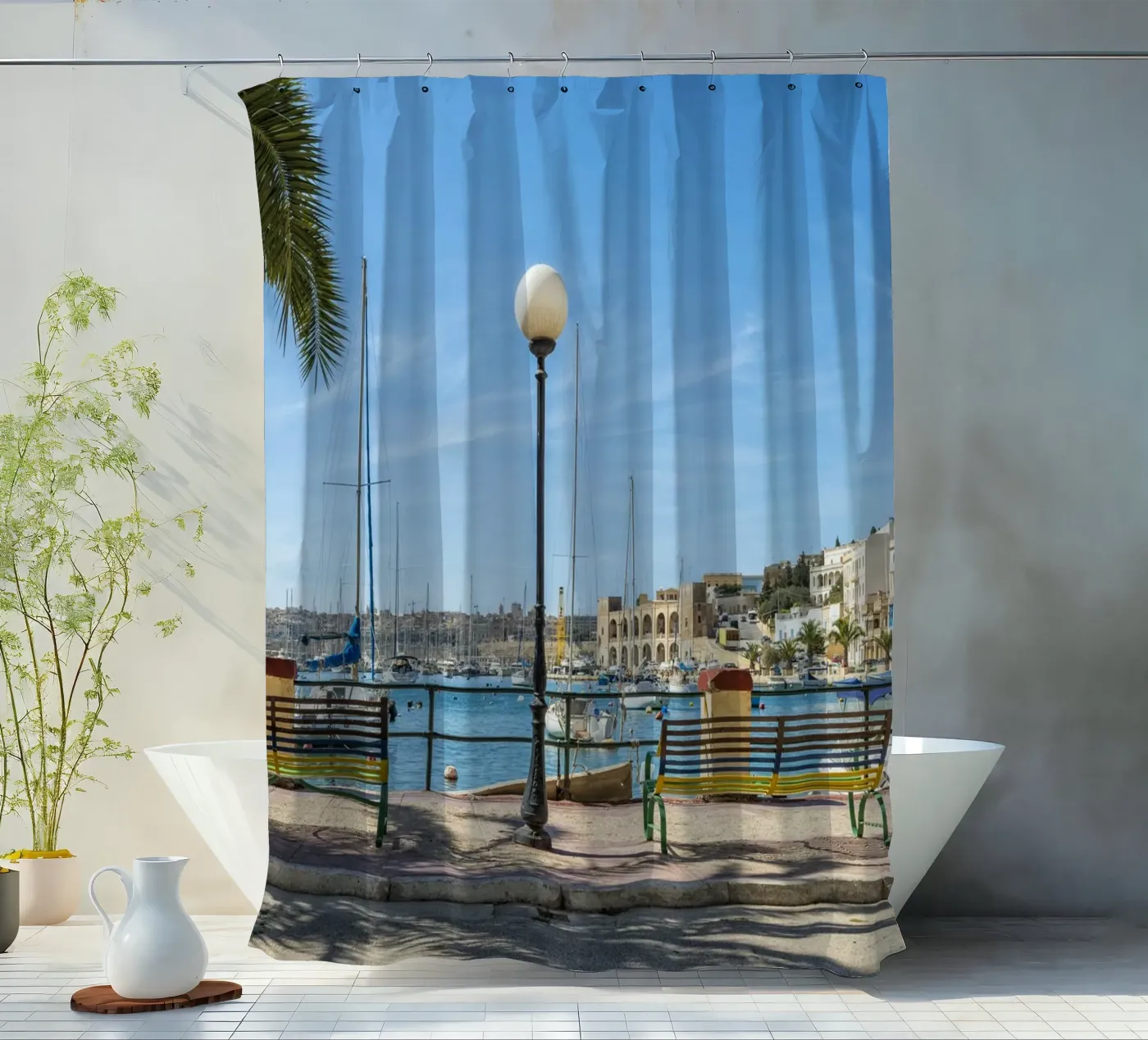 Boulevard douchegordijn van Curious Collections by Marielle Leenders