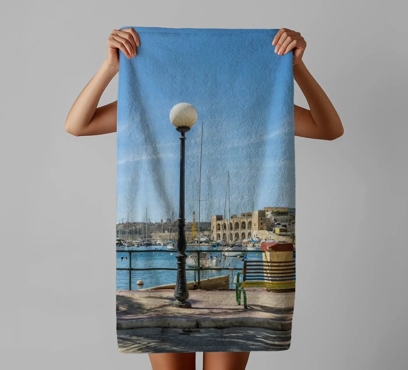 Boulevard badhanddoek van Curious Collections by Marielle Leenders