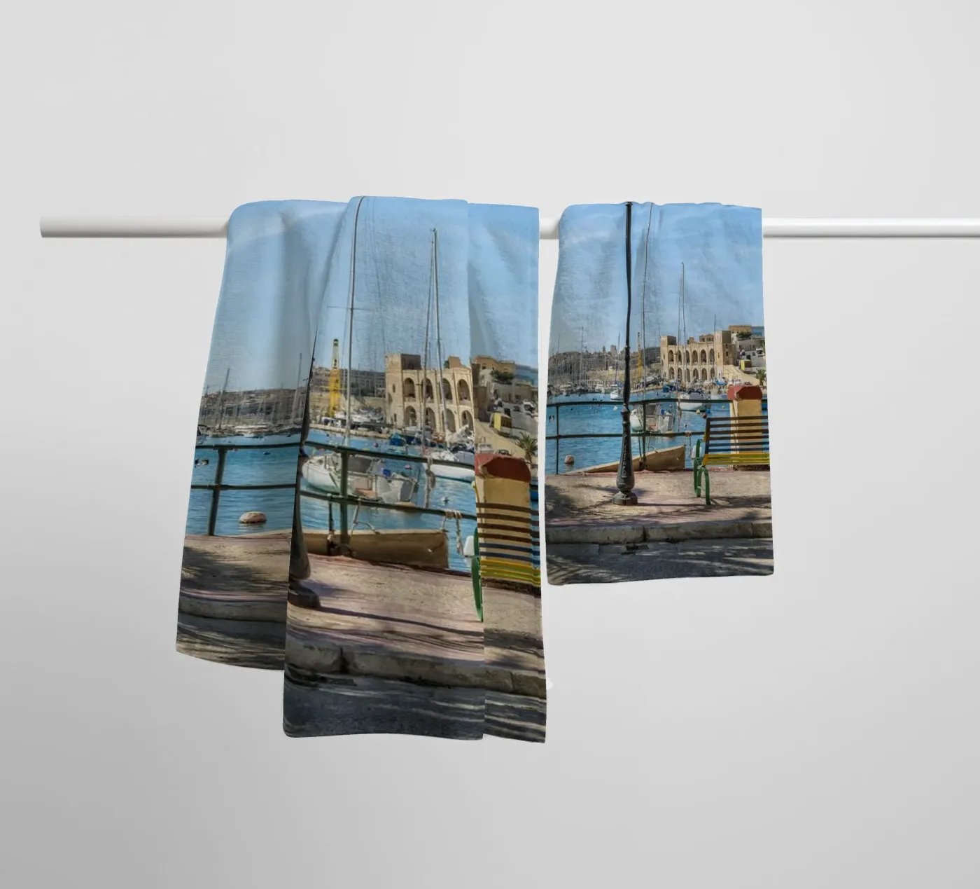 Boulevard badhanddoek van Curious Collections by Marielle Leenders