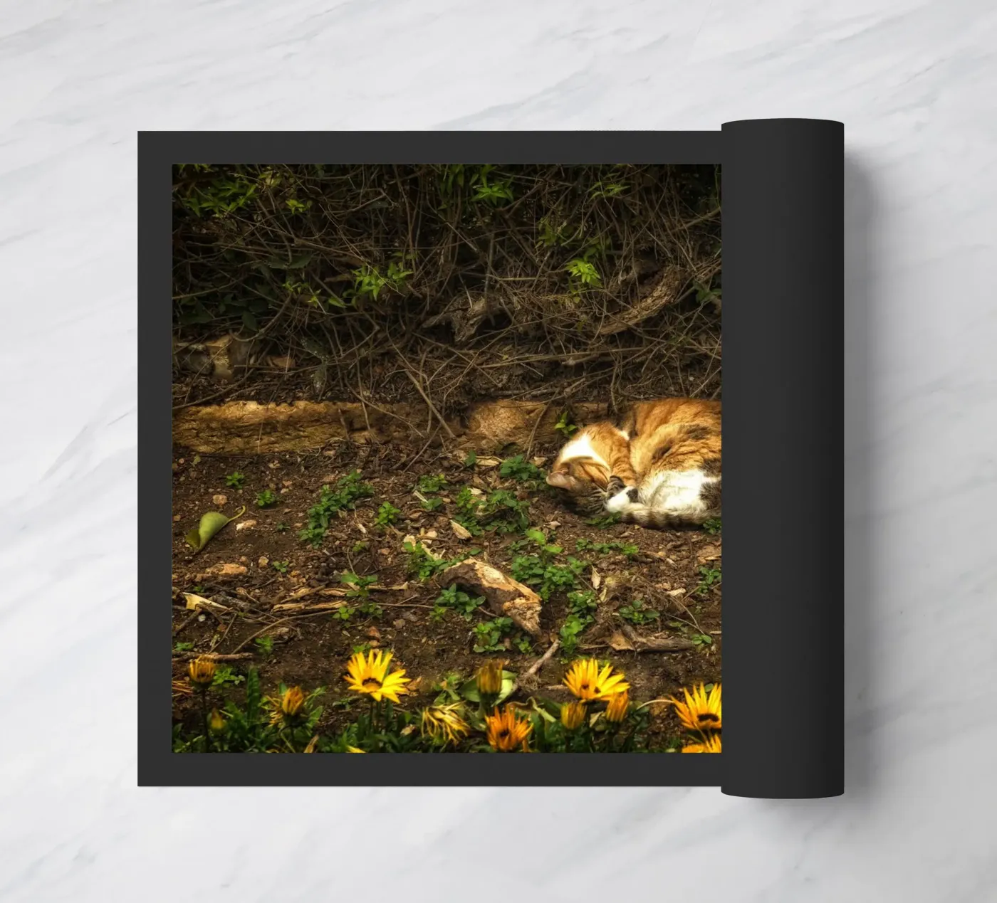 Sleeping Cat paillasson de Curious Collections by Marielle Leenders