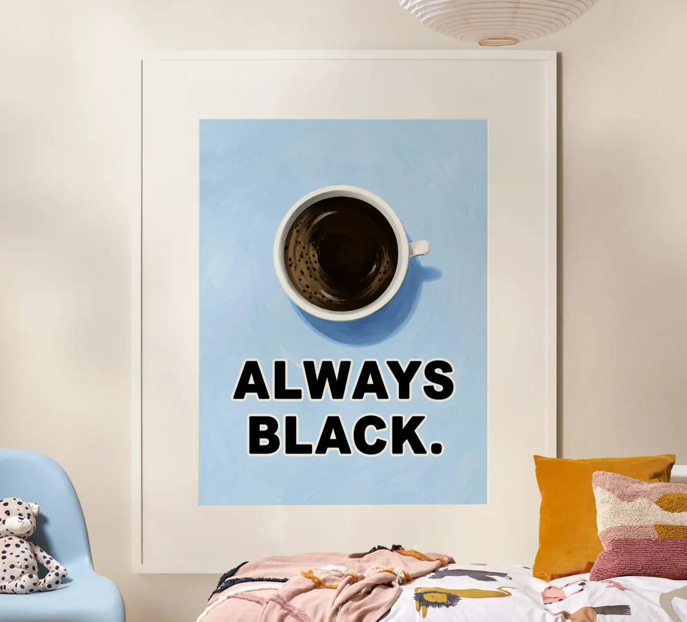 sempre caffè nero poster da Elfath