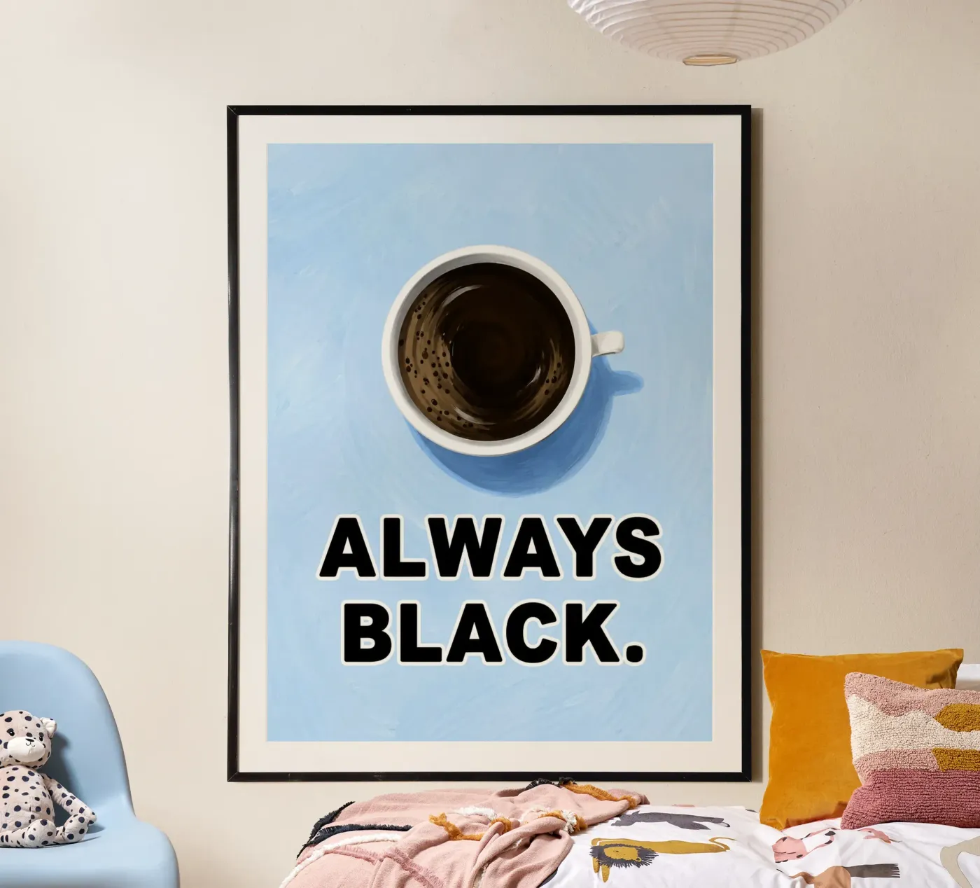 sempre caffè nero poster da Elfath