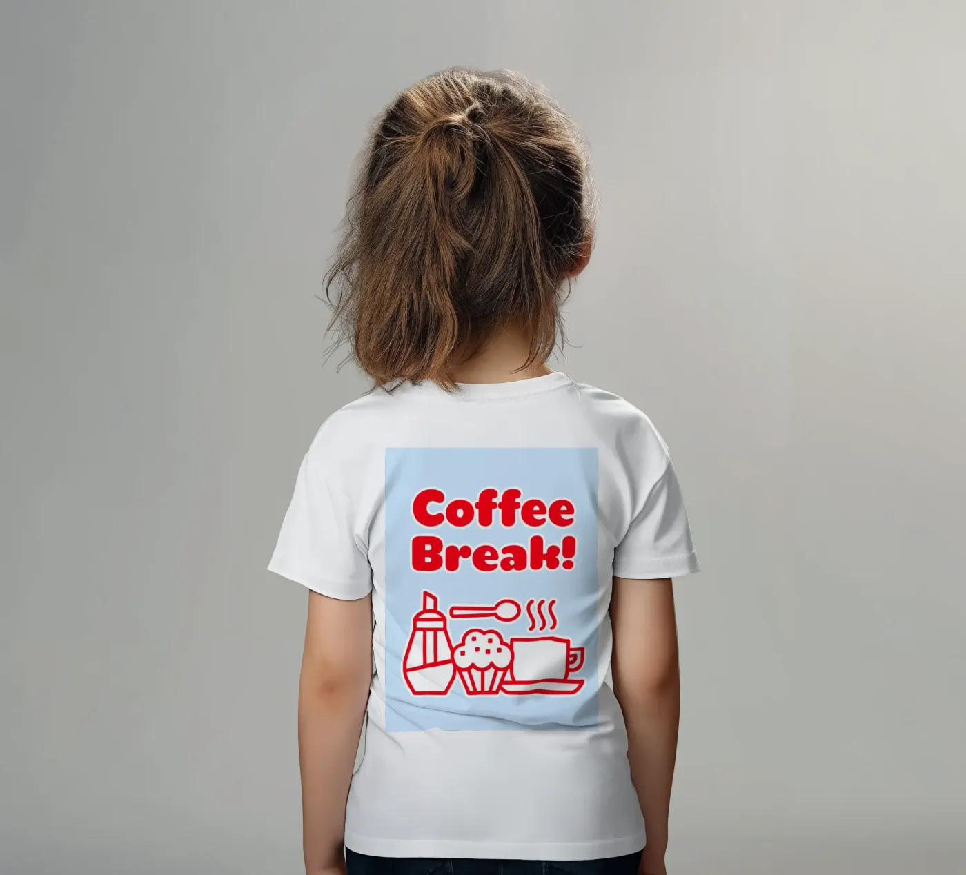 Kaffeepause Kinder T-Shirt von Elfath
