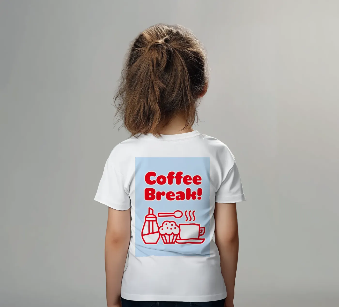 Kaffeepause Kinder T-Shirt von Elfath