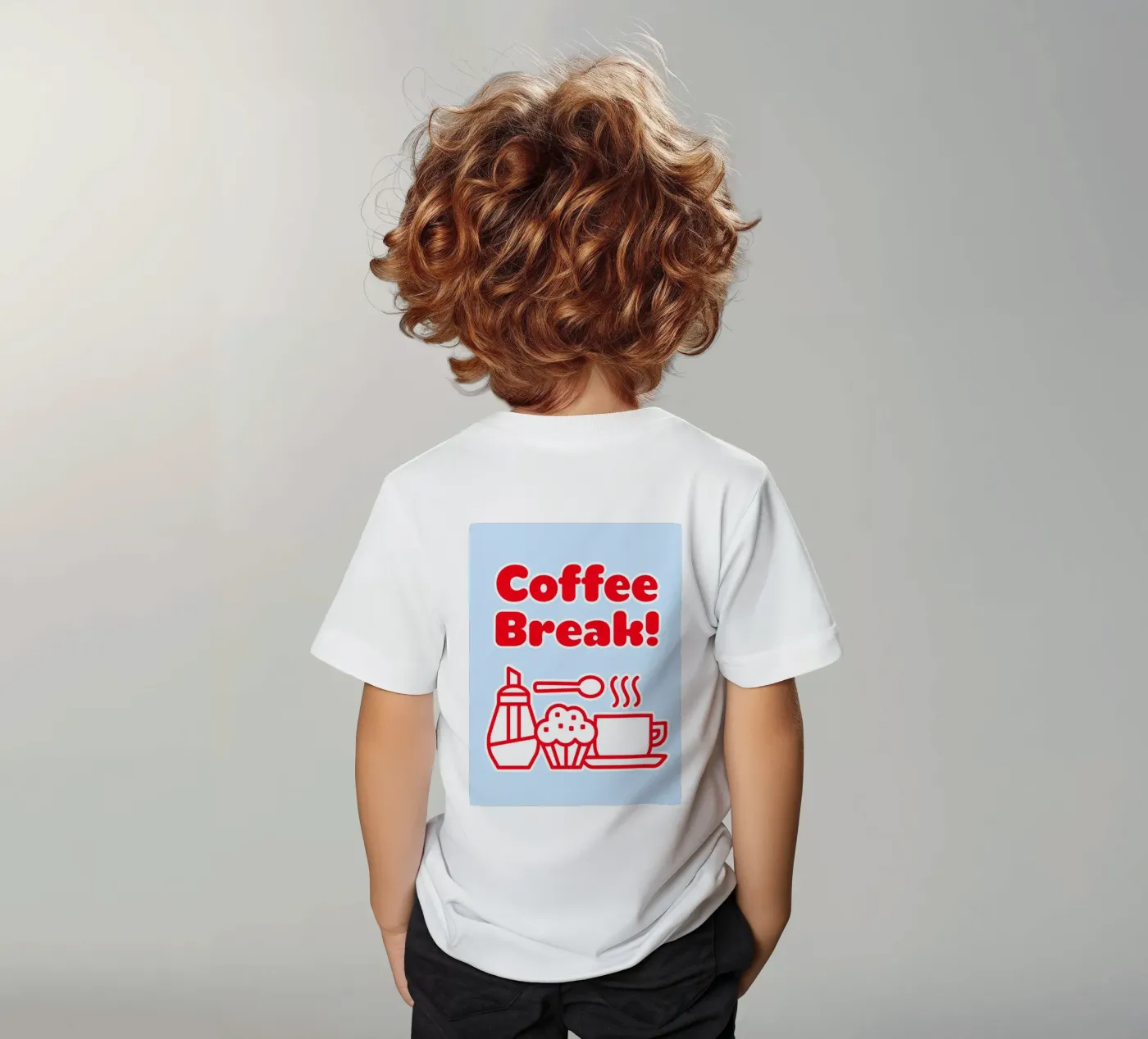 Kaffeepause Kinder T-Shirt von Elfath
