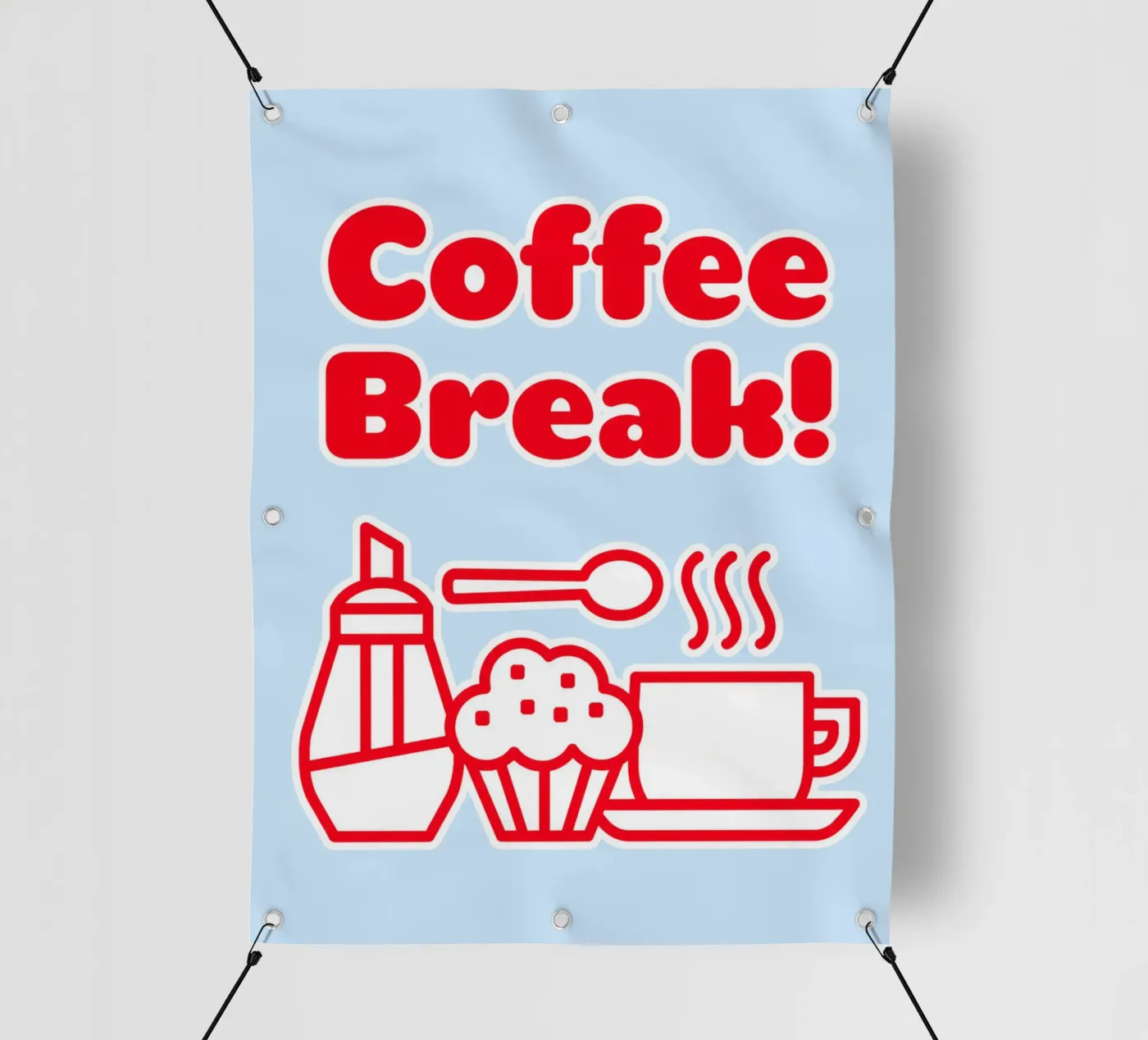 pause-café bâche pvc de Elfath